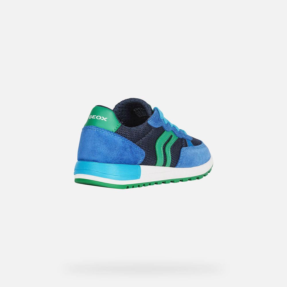 Geox Sneakers Blue Alben - Geox Boys Shoes - MCJSTR501